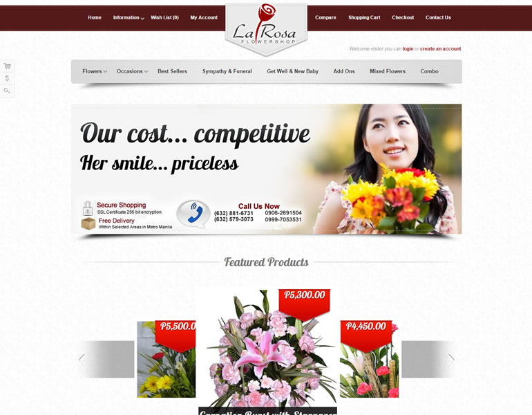 e-commerce.ph - larosaflowershop.com